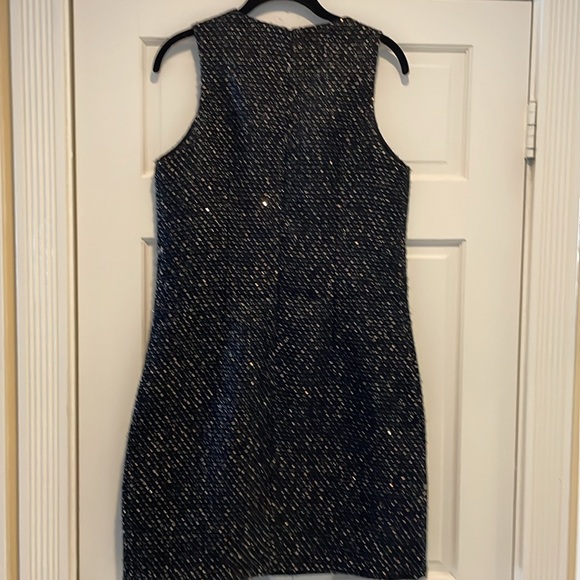 ELIE. - ELIE  TAHARI Black and gold sheath dress size 6 - Picture 2 of 11